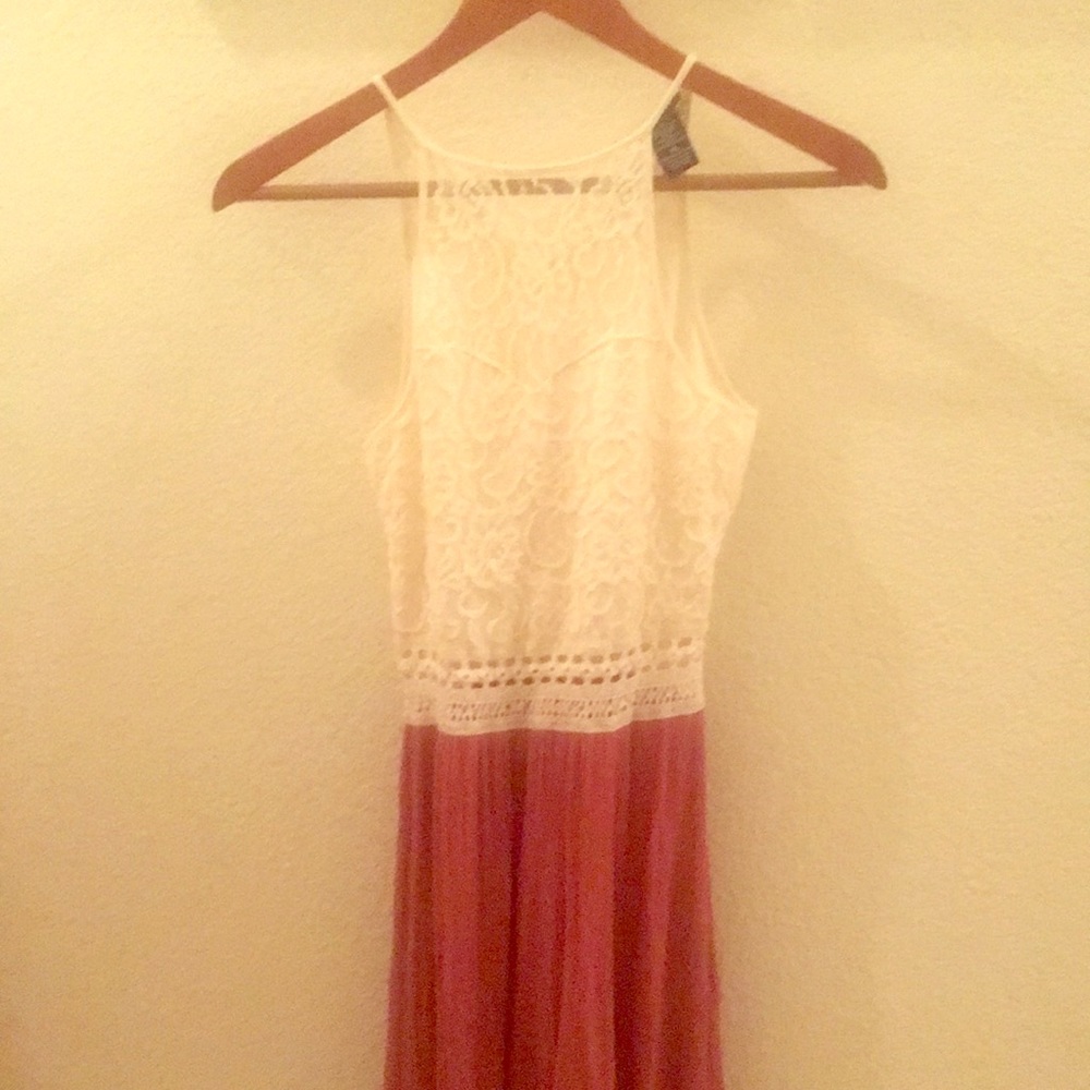 Lace top dress